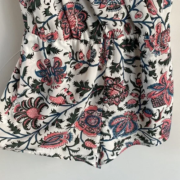 Floral Sleeveless Romper - Picture 3 of 6